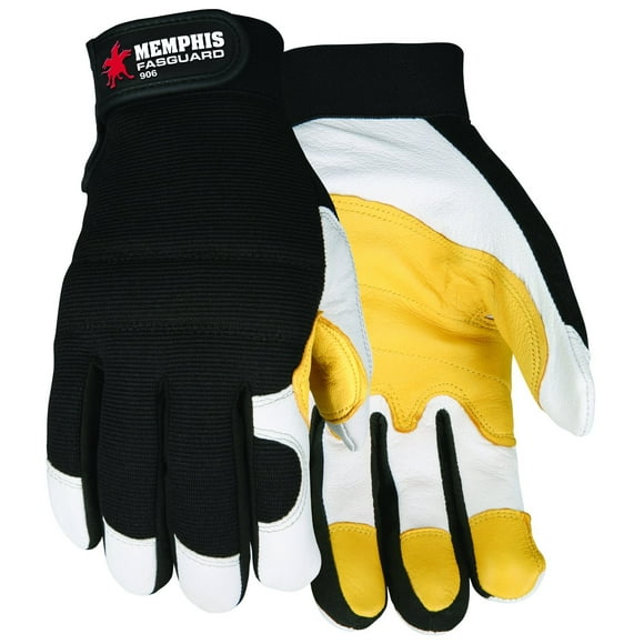 X-Large MCR Safety MD100XL Memphis Synthetic Leather Palm Men?s Multitask Style Gloves with Digital Camo Pattern Fabric Back 1-Pair X-Large MCR Safety MD100XL Memphis Synthetic Leather Palm Men?s Multitask Style Gloves with Digital Camo Pattern Fabric Back 1-Pair